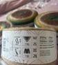 Papatya Angora Cake Yarn 800g – Mustard Teal Rust Burgundy Autumn Gradient - Image 3