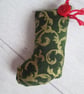 SOLD - Scrapbox Stockings, Tiny Stocking Tree Decorations - Image 3
