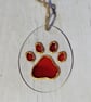 Maine Coon sympathy card (printed card) and paw print sun catcher. Pet loss. - Image 4