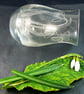 small bud vase ( snowdrop and butterfly) ,lead crystal - Image 8