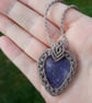Lepidolite Macrame Pendant  - Image 6