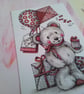 Card and gift tag. Birthday card. Celebratory card. Ref 449