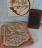 Personalised wooden coasters