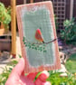Handmade Sea Glass Robin Rustic Wall Art, Natural Décor, One-off Keepsake - Image 2
