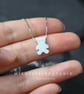 Teddy Bear Opal Necklace With 925 Sterling Silver Chain