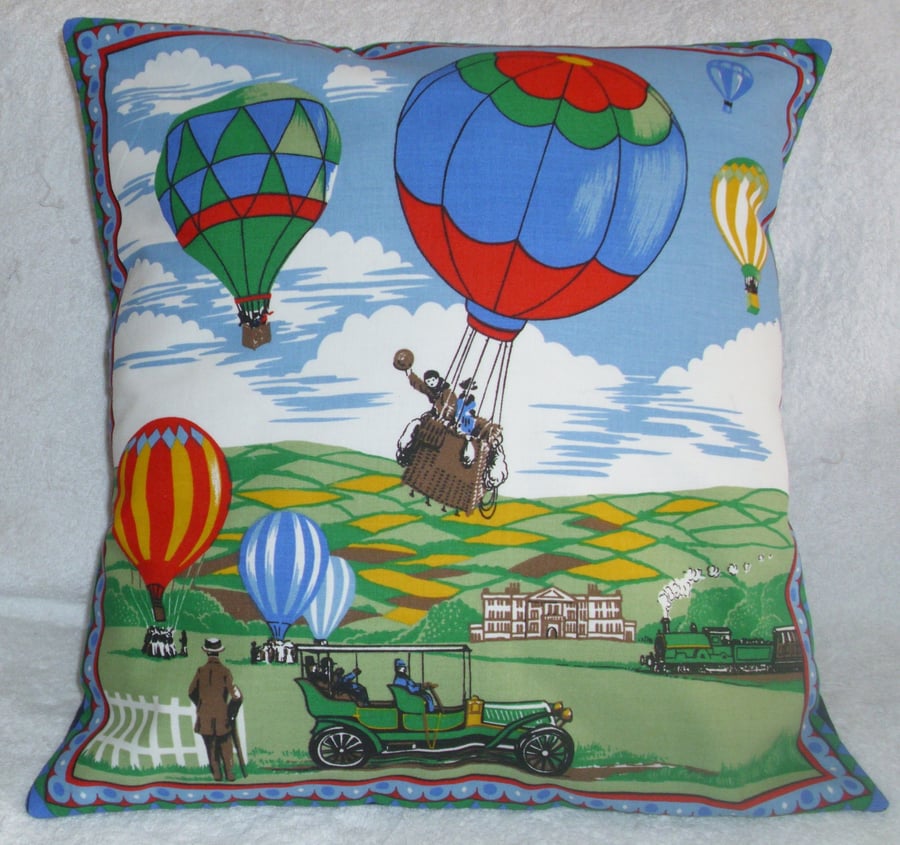 The Balloon Race cushion
