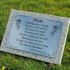 Replacement Laser Engraved Memorial Plaque Plate Non Fade Non Rust Plate