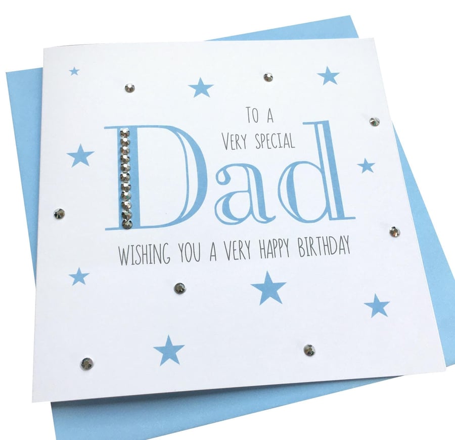 Personalised Handmade 'Dad' Birthday Card
