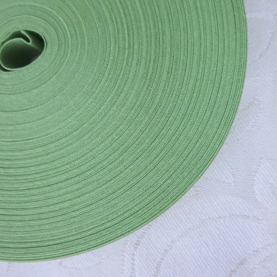 25m Roll Light Olive Green Cotton Bias Binding