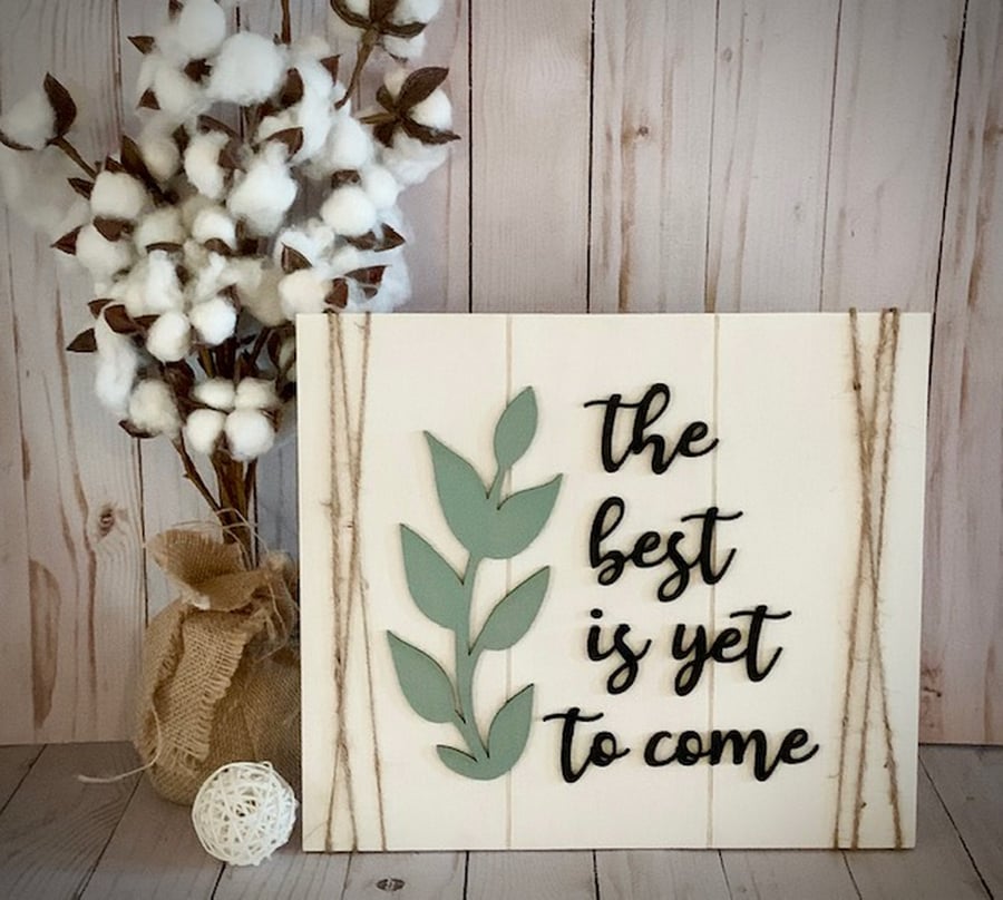 The Best is Yet to Come Craft Kit - Monthly Craft Kits - make your own hand-made