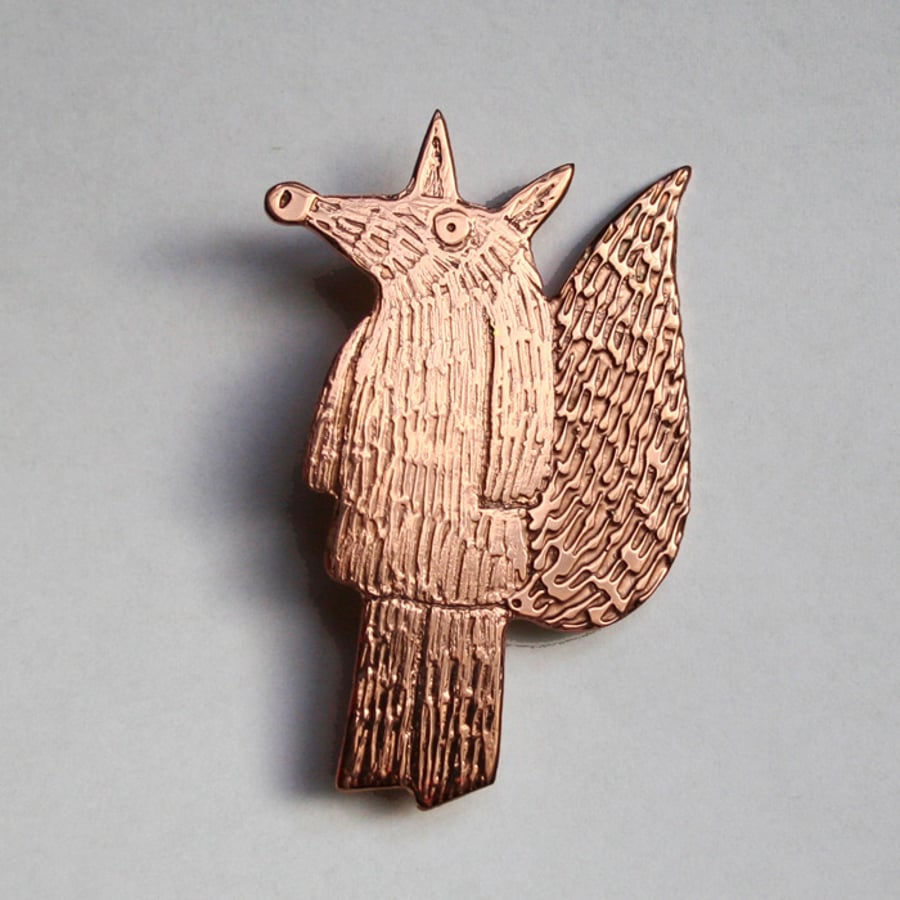 mr fox brooch