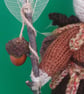 Hand Knitted Mouse - Robin a Greenmam of the Woods - Image 4