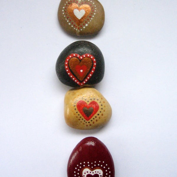 RESERVED: 4 heart stones