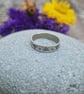 Sterling Silver Boho Style Stamped Ring - JBJ4014 - Image 3