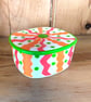 Retro patterned trinket lidded pot - Image 2