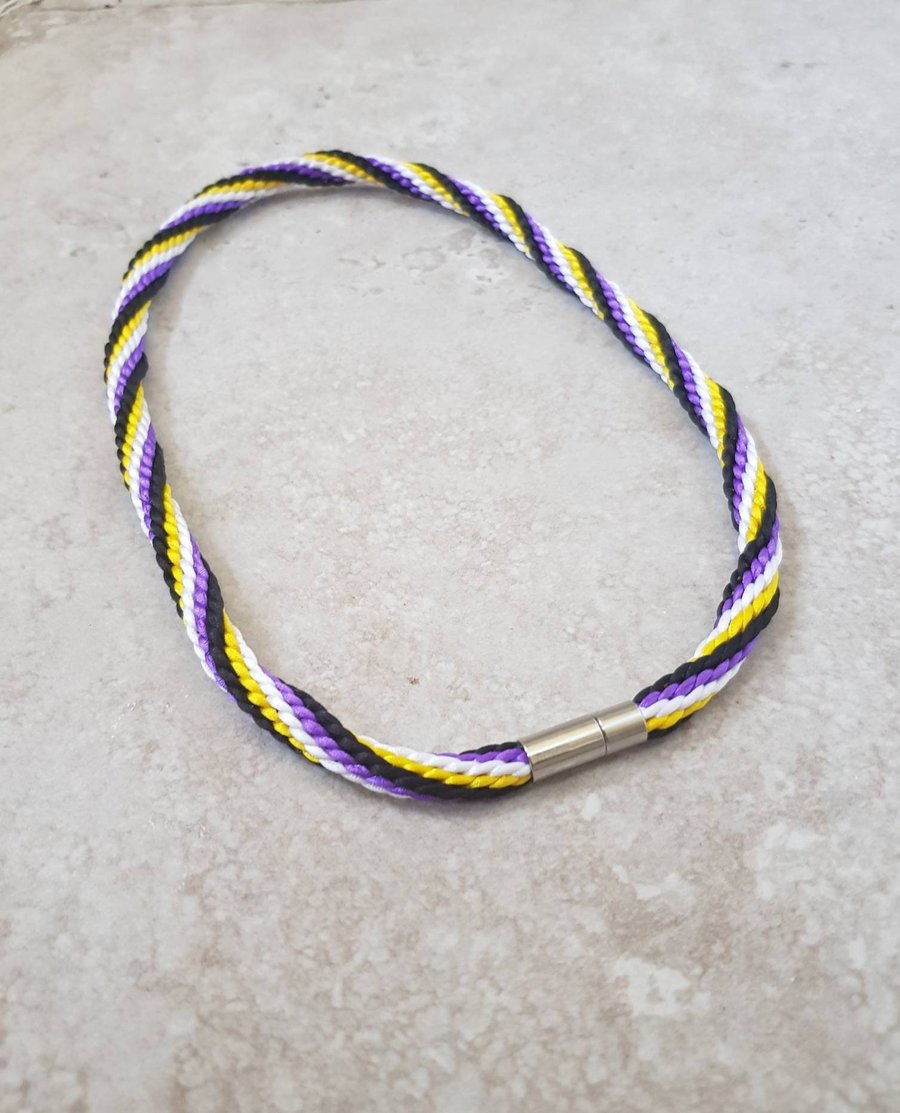 LGBT Necklace, Asexual necklace, Lesbian necklace, Nonbinary necklace, Pansexual