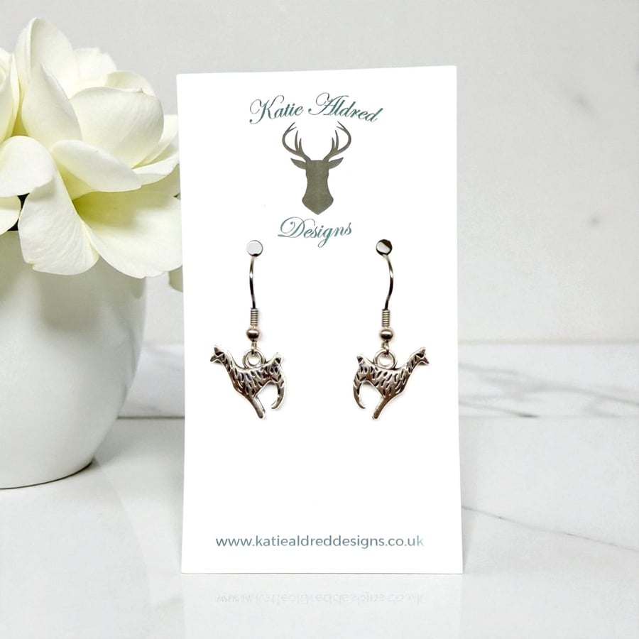 Charm Earrings - Llama