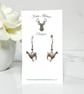 Charm Earrings - Llama