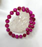 Premium Magenta Tigers Eye Bracelet - Image 2