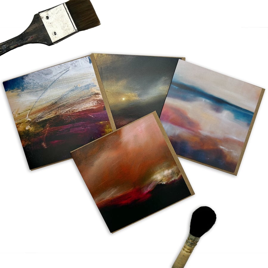 Solar - blank greetings card collection