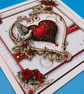 Anniversary Card, Large,  Decoupage - Image 2