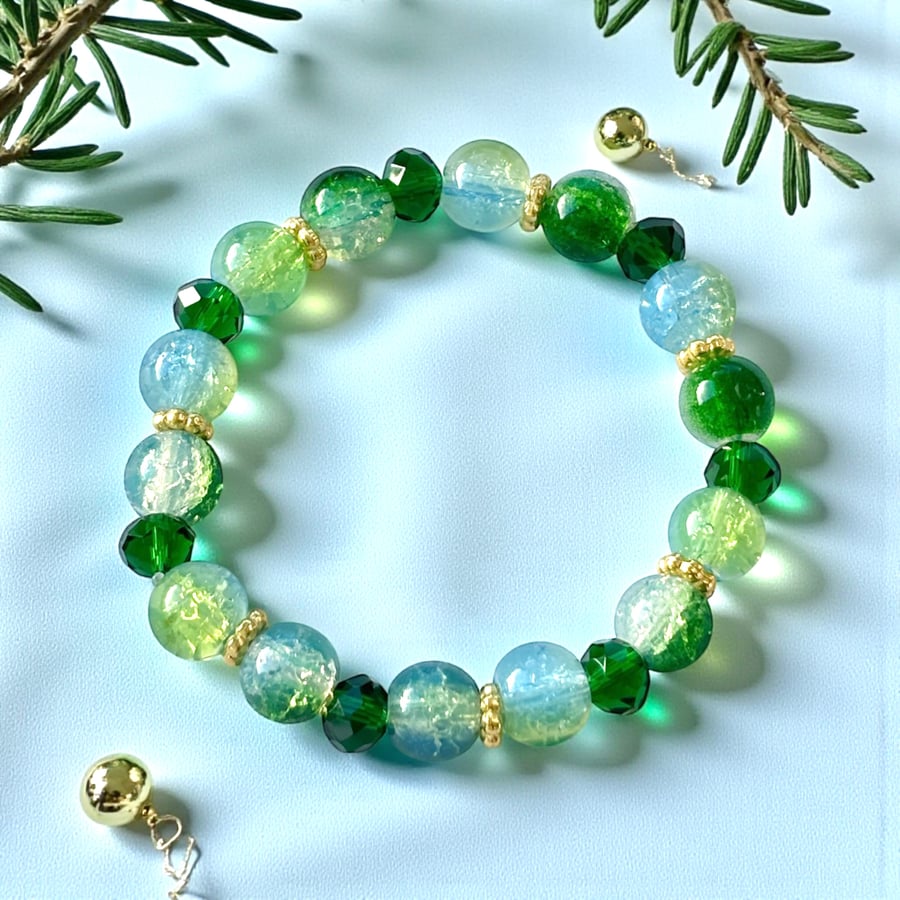 Green Sparkle Bracelet