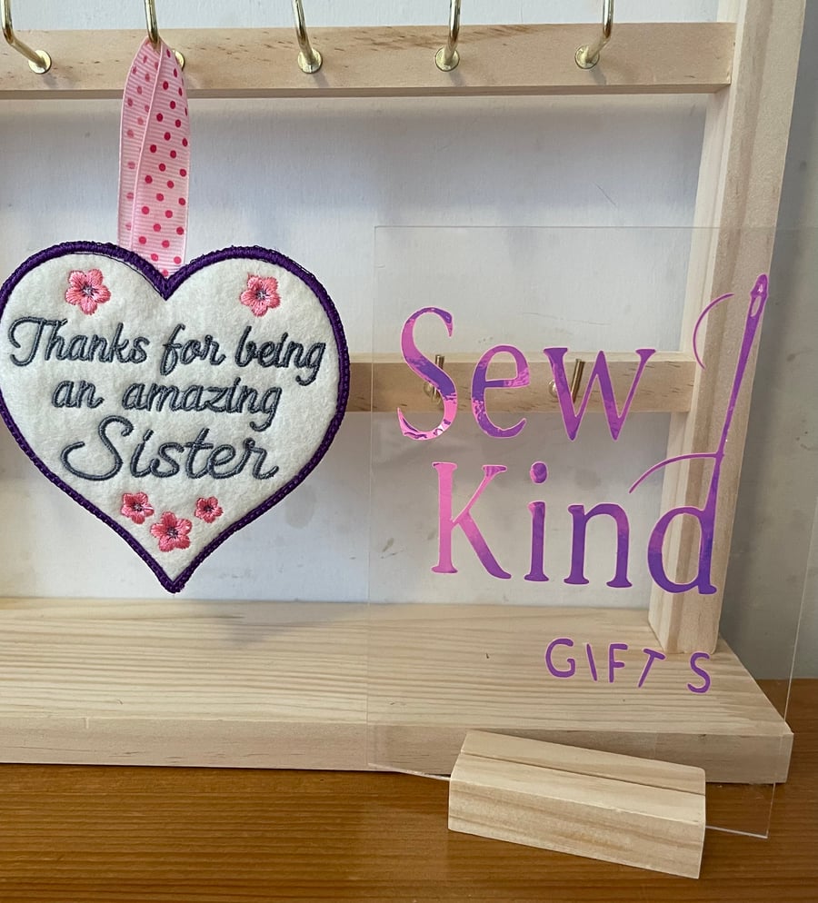 Scented Thank You Heart – A Gift from the Heart Sister 