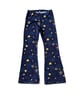Stars and Snowflake Navy Kick Flare Leggings 