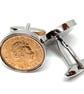 2017 Potter 9th Anniversary Cufflinks, 2017 Penny Birth Year Coin Cufflink 8th,  - Image 2