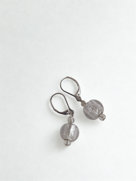 Shimmering Glass Earrings 