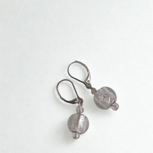 Shimmering Glass Earrings 