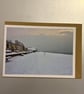 Seaford Beach in Snow A5 Greeting Card 