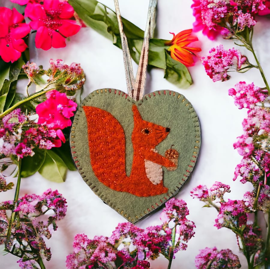 Heart Shaped Gift for a Squirrel Lover