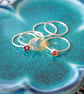 Sterling silver stacking ring set - Image 3