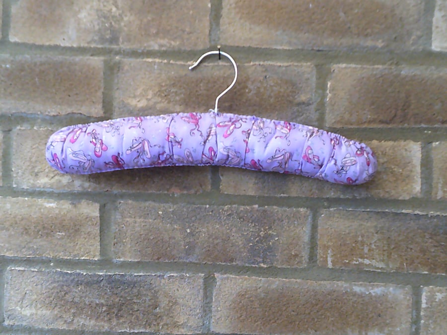 Ballet Shoes Child's Padded Coat Hanger