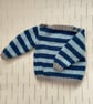 Blue striped jumper - Image 2