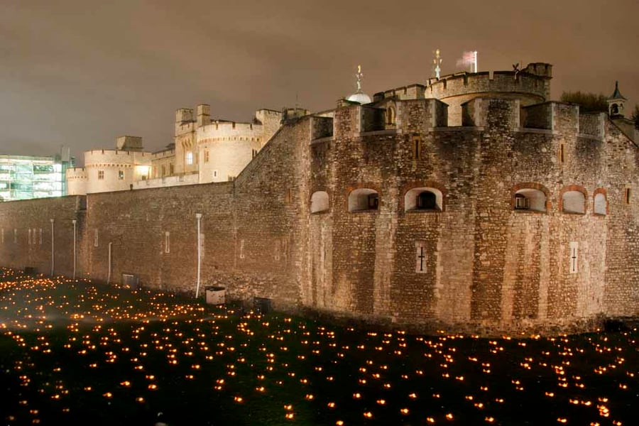 Tower of London Beyond The Deepening Shadow Photograph Print