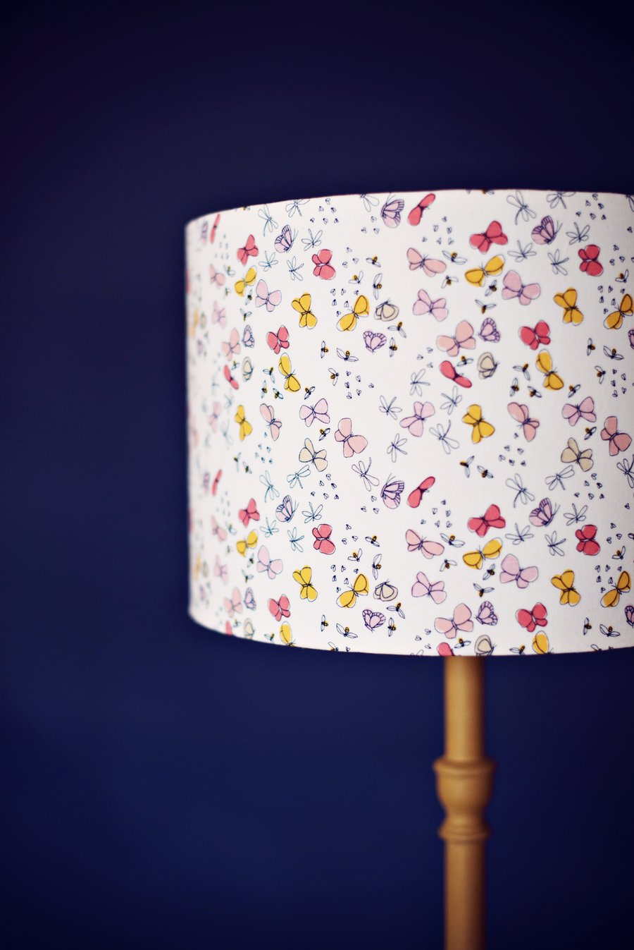 Pink butterfly lamp, pink lampshade, pink lamp shade, butterfly lampshade, lamps