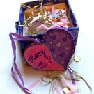 Special Marry Me Love heart in a box 