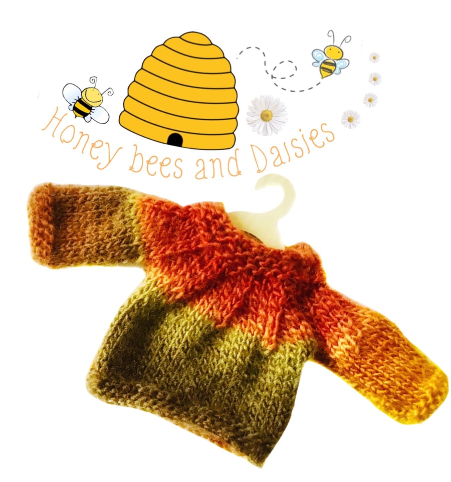 Reserved for Lesley - Shades of Honey Jumper