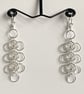 Sterling Silver Chainmaille Earrings - Image 1