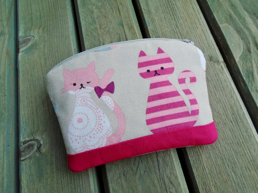 Cotton Cat Purse 