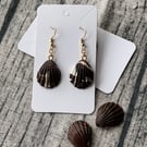 Seashell Chocolate Earrings