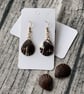 Seashell Chocolate Earrings