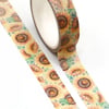 Summer, sunflowers 15mm Washi Tape, 5m, Decorative Tape, Cards, Journals,
