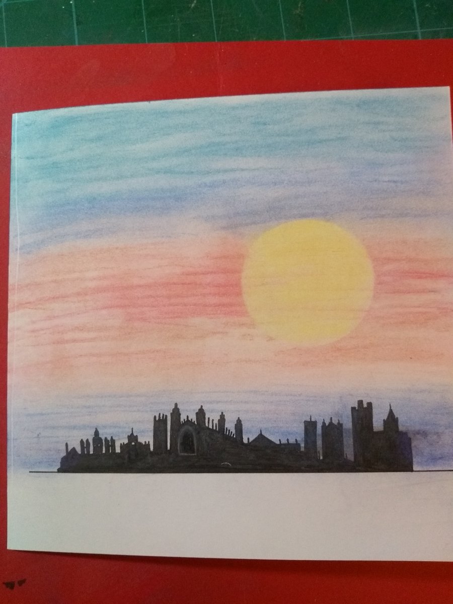  Cambridge skyline birthday card