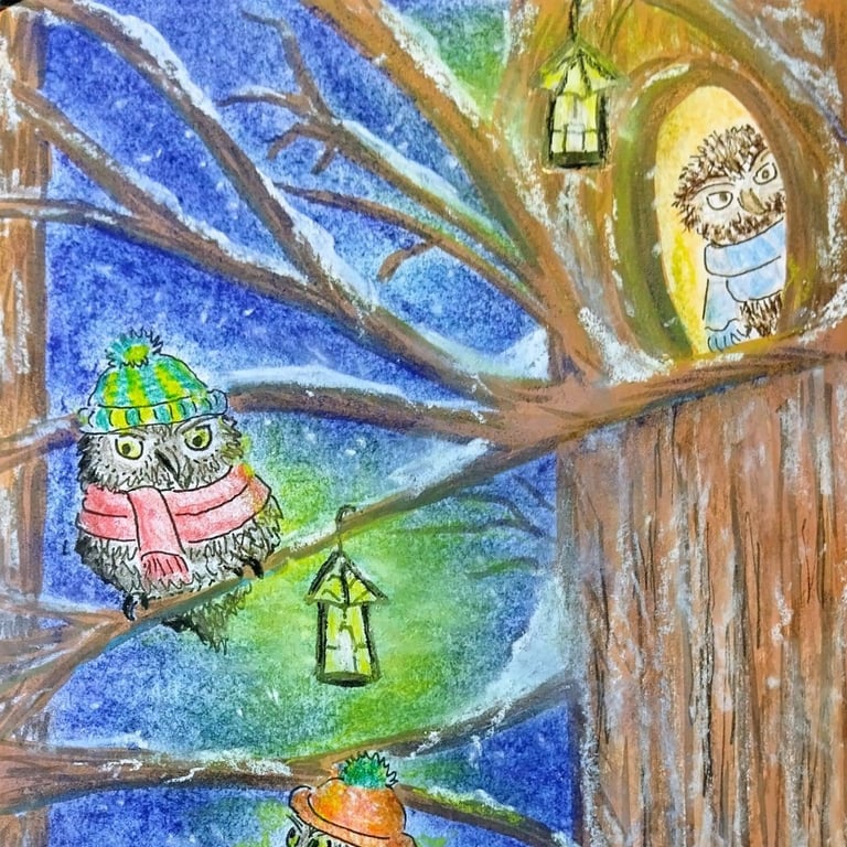 Greetings Card - Parliament in Winter