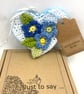 Crochet Hanging Heart Wedding Gift