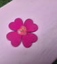 Pink Strawberry Jewellery Box - Handmade Floral Keepsake Box - Romantic Gift -  - Image 3