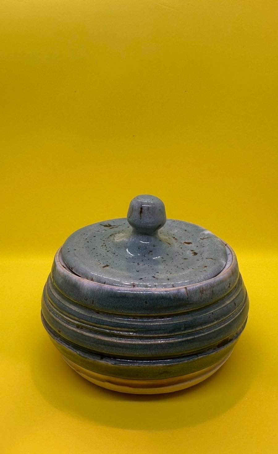 Small lidded decorative pot 